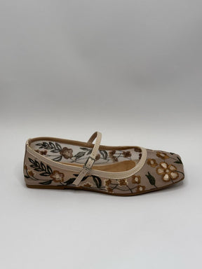 Sapatilha Manoela Floral - Claudia Albuquerque Shoes