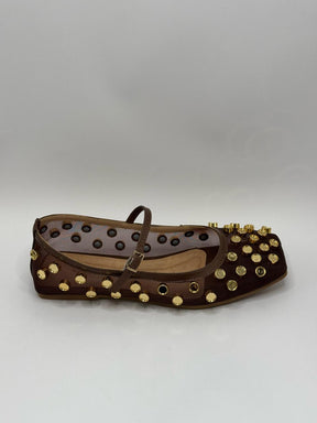 Sapatilha Manoela Marrom - Claudia Albuquerque Shoes