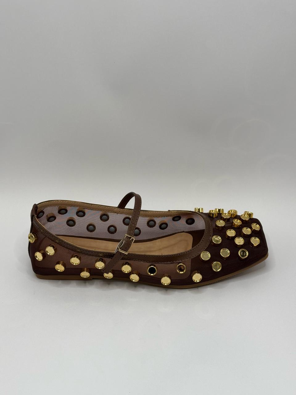 Sapatilha Manoela Marrom - Claudia Albuquerque Shoes