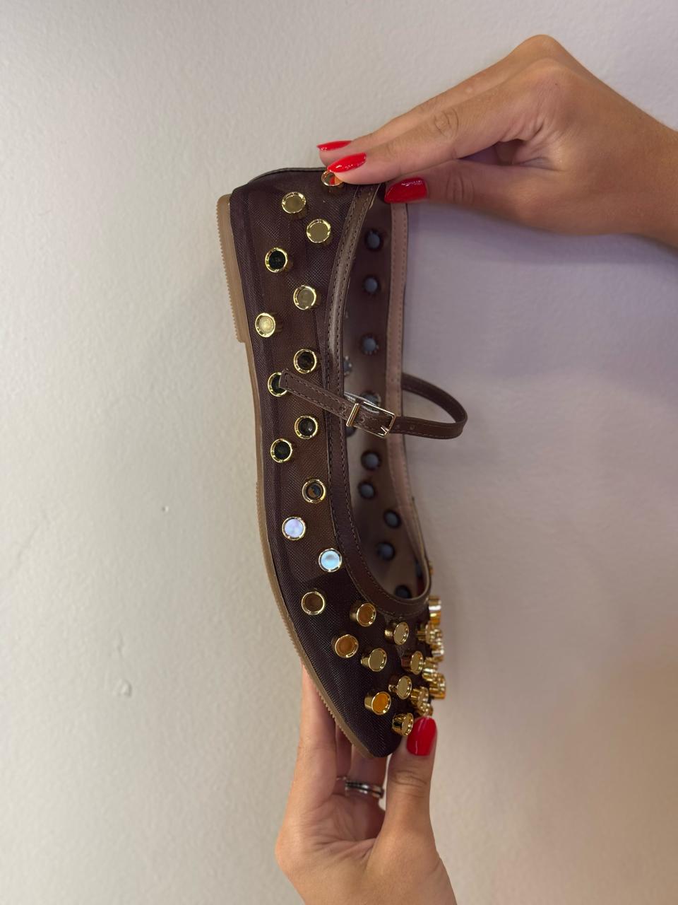 Sapatilha Manoela Marrom - Claudia Albuquerque Shoes