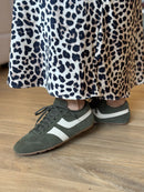 Tênis Camurça Verde Militar - Claudia Albuquerque Shoes